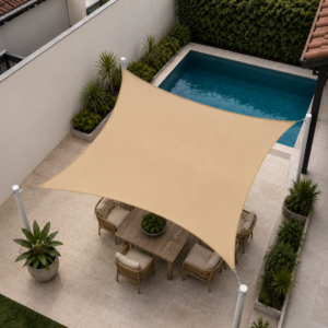 toldo vela 3x3 metros 100% impermeable spf 50